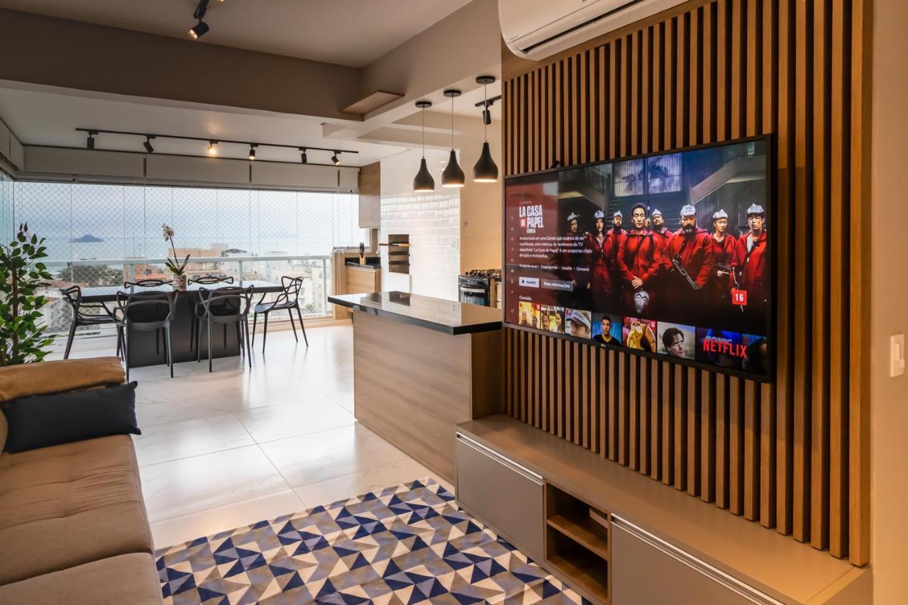 Apto Luxuoso Praia Da Enseada Guarujá Exteriör bild